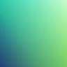 a blue , green and yellow gradient background with a white center .
