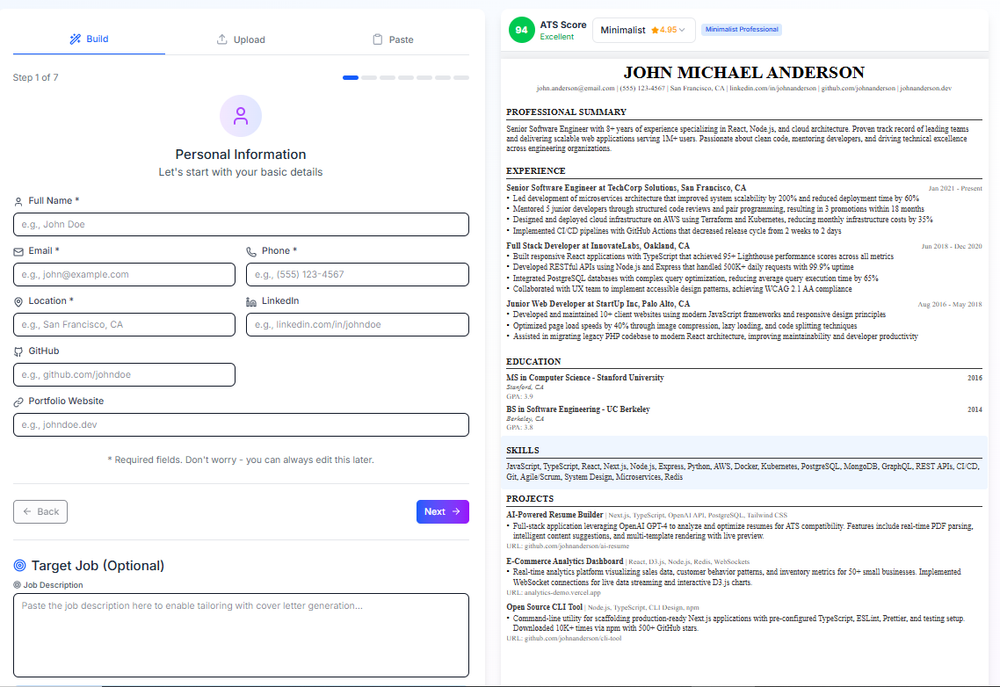 image of ResumeTailorApp