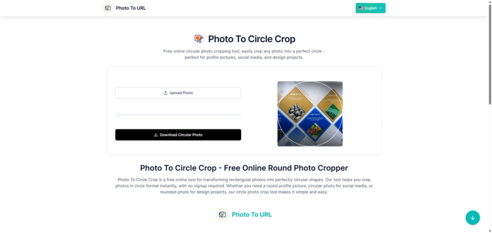 image of Photo To Circle Crop