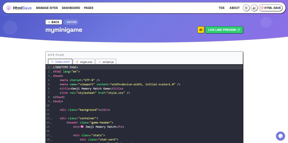 image of HtmlSave