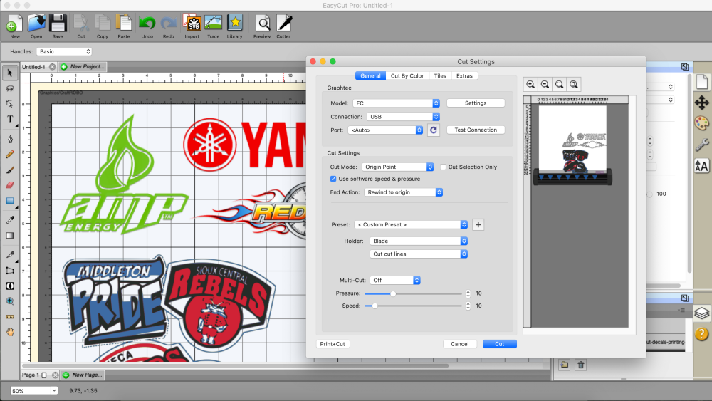 image of EasyCut Pro for Windows