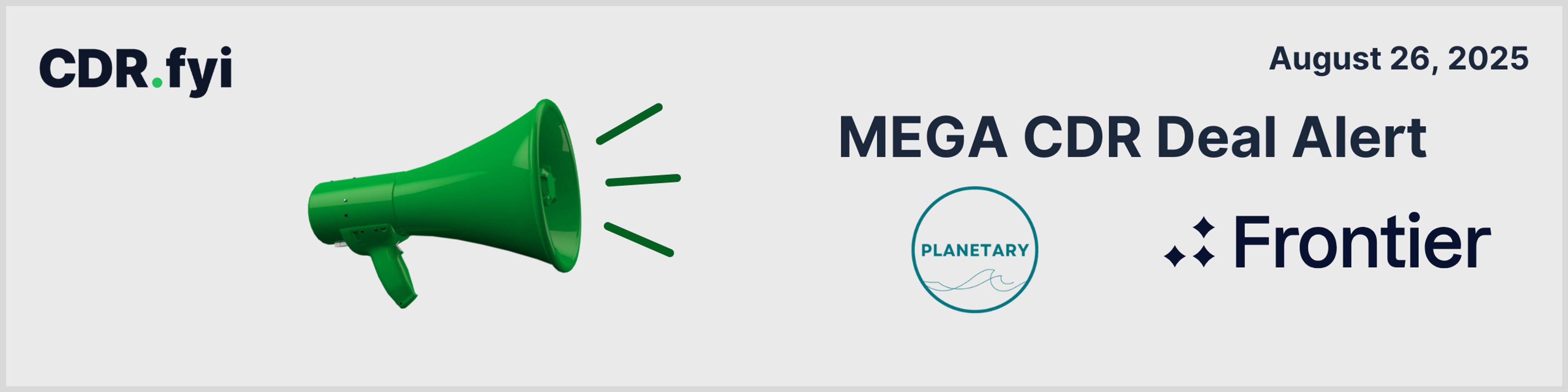 🚨 Mega CDR Deal Alert! 🚨 Planetary<>Frontier  blog post image