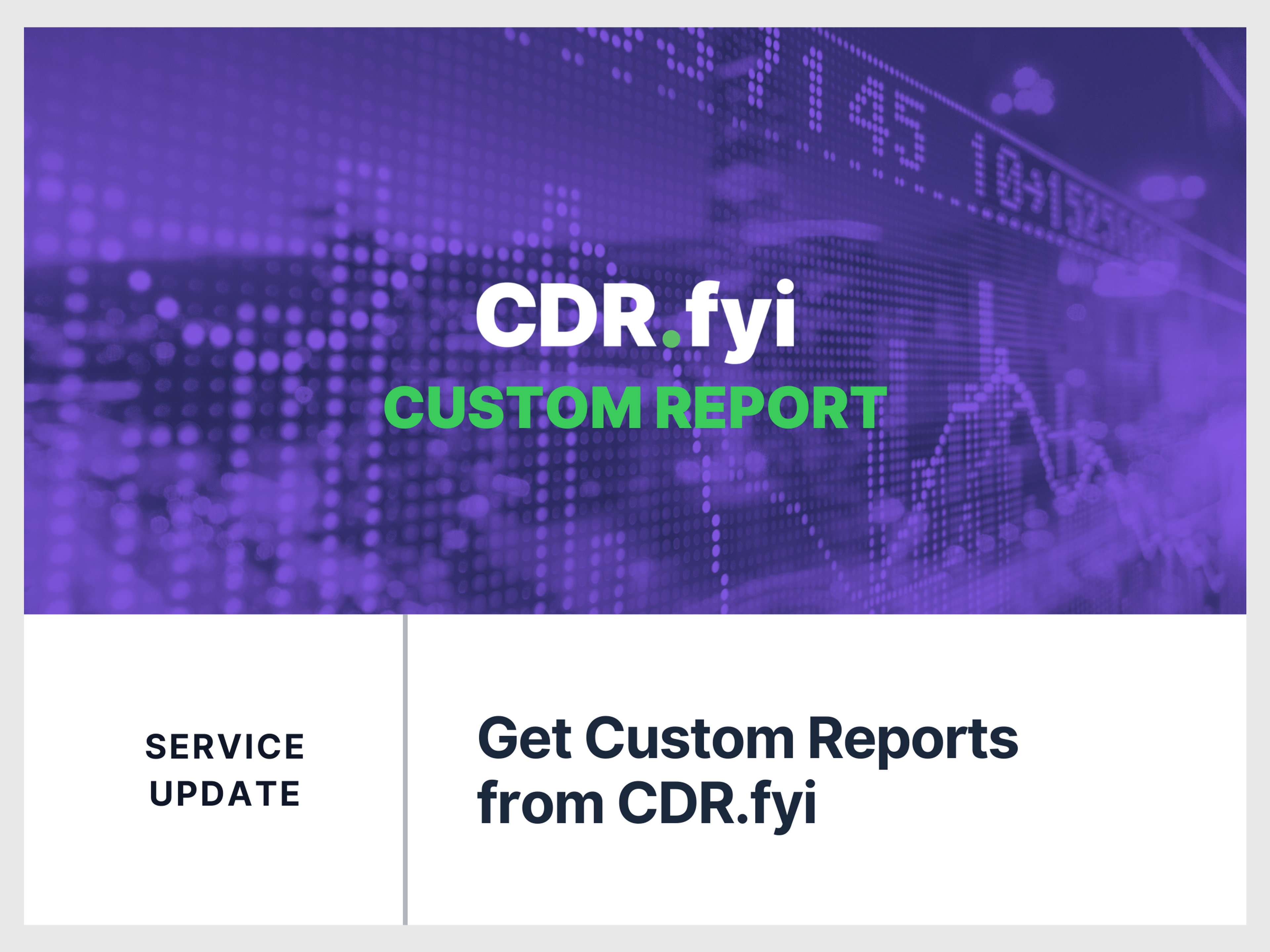 Get Custom Reports from CDR.fyi blog post image