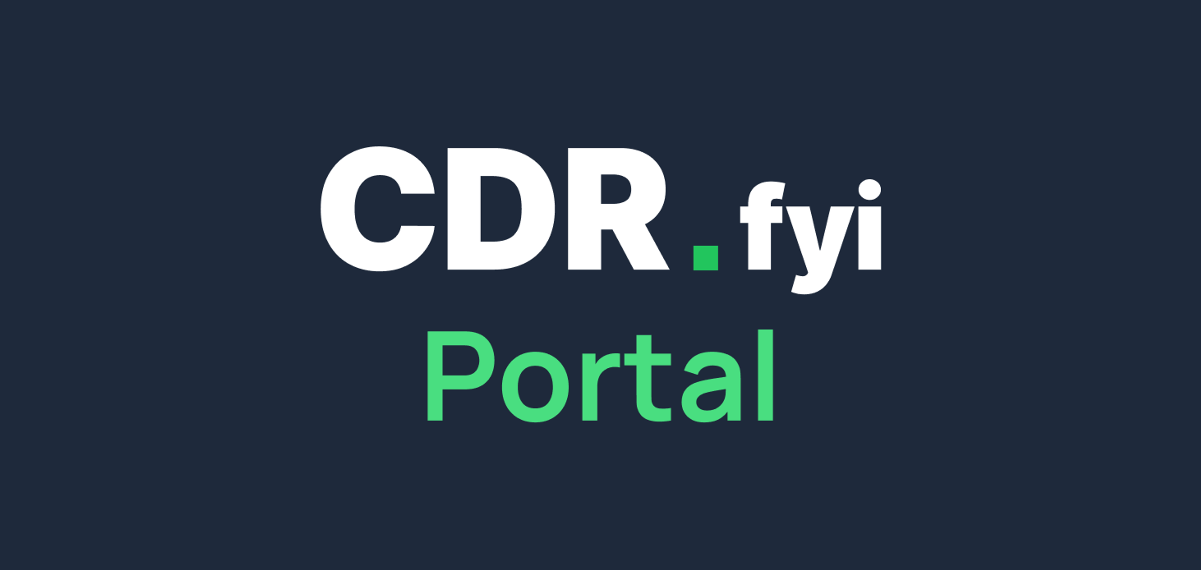 Introducing the CDR.fyi Portal: Streamline sales & delivery reporting for carbon removal blog post image