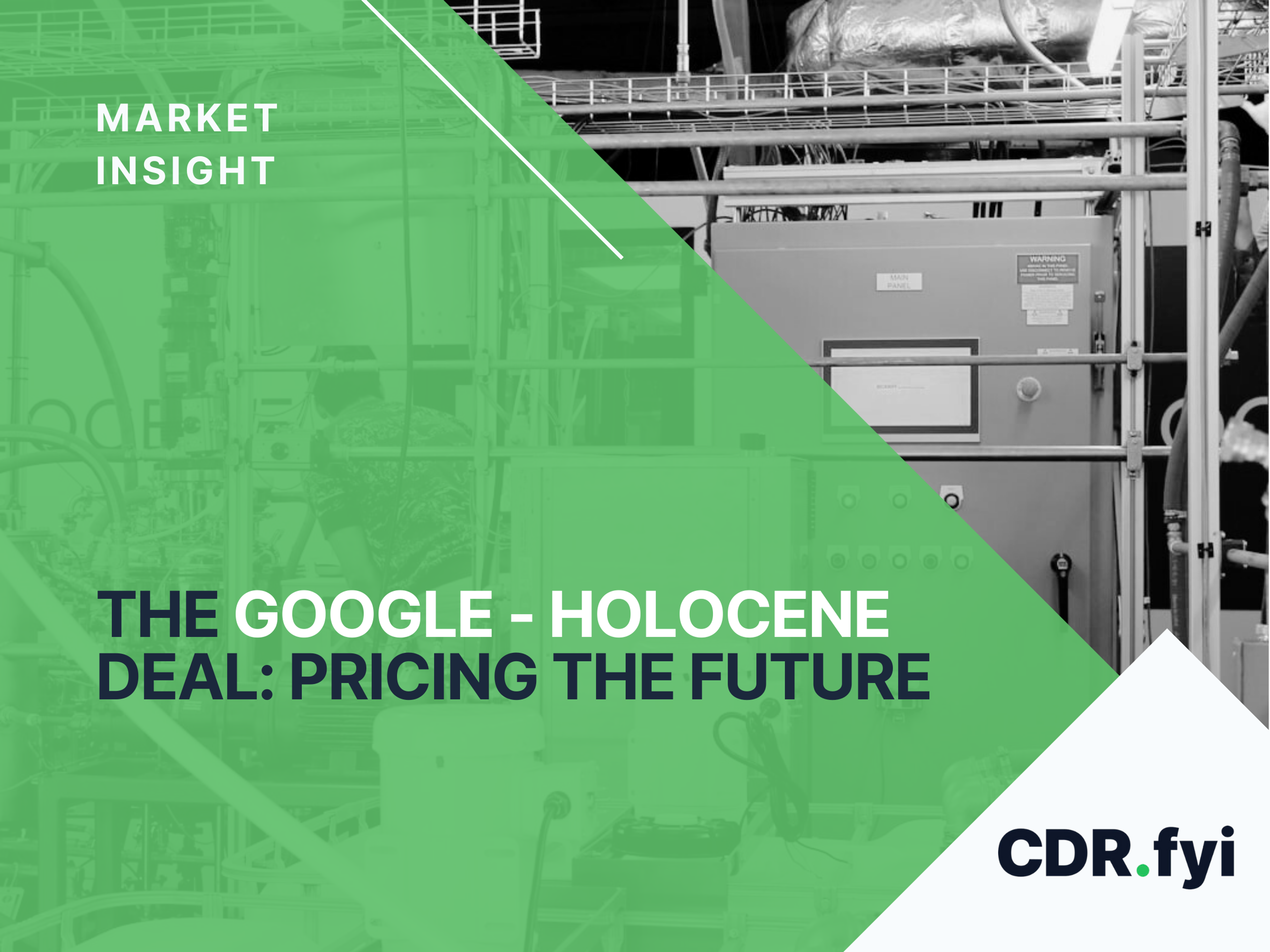 The Google - Holocene Deal:  Pricing the Future blog post image