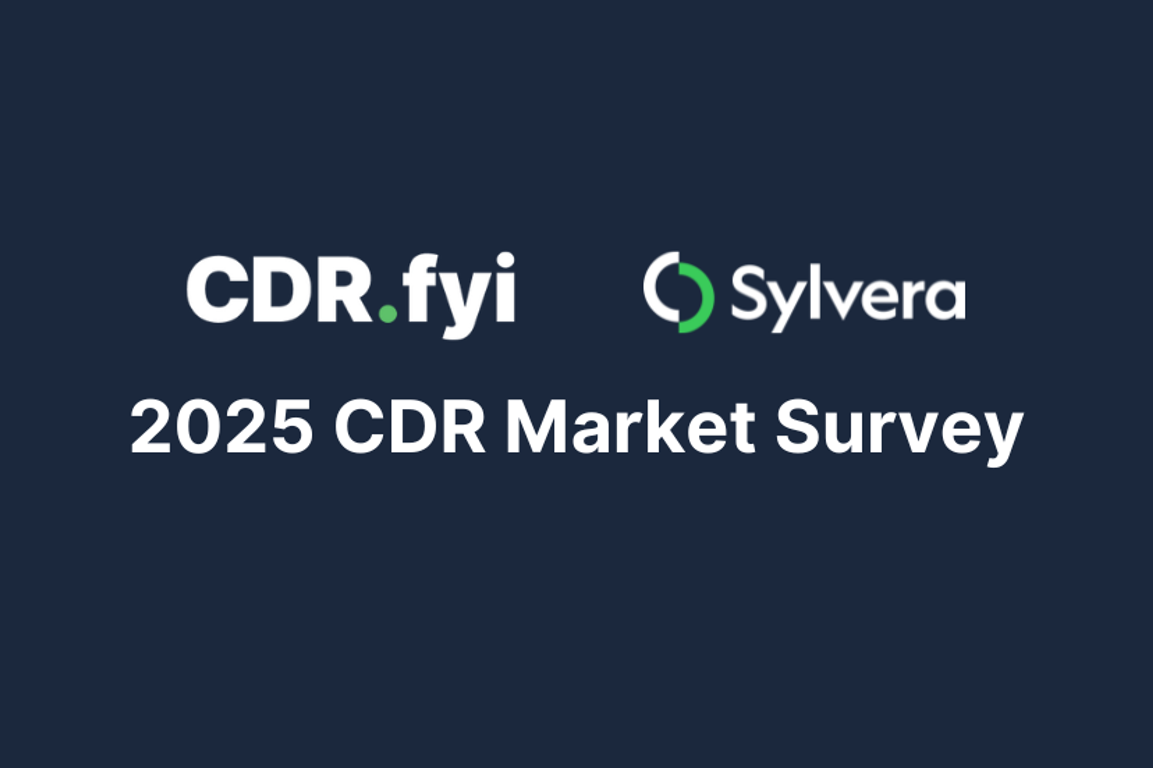 2025 CDR Market Survey blog post image