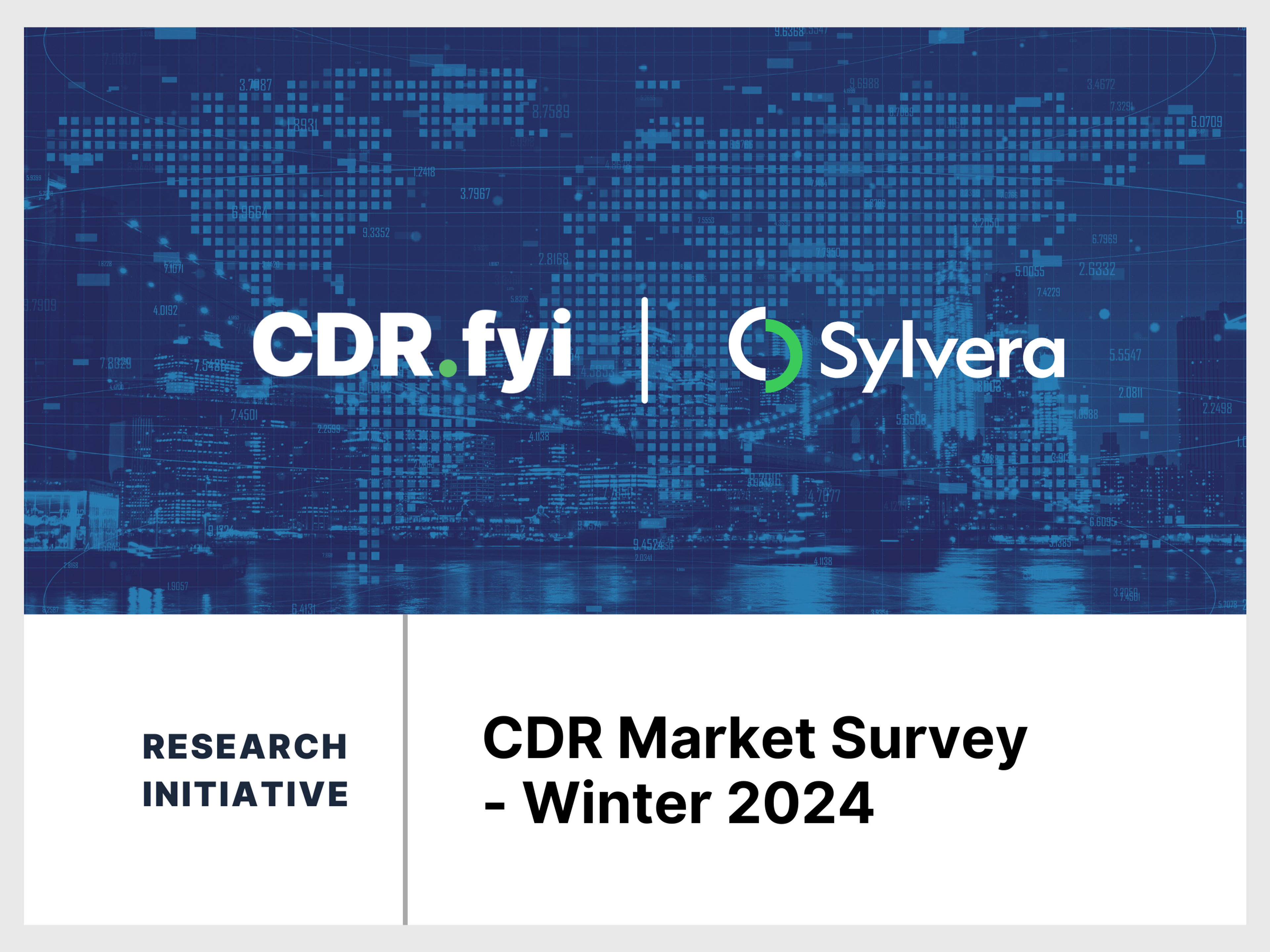 2025 CDR Market Survey blog post image