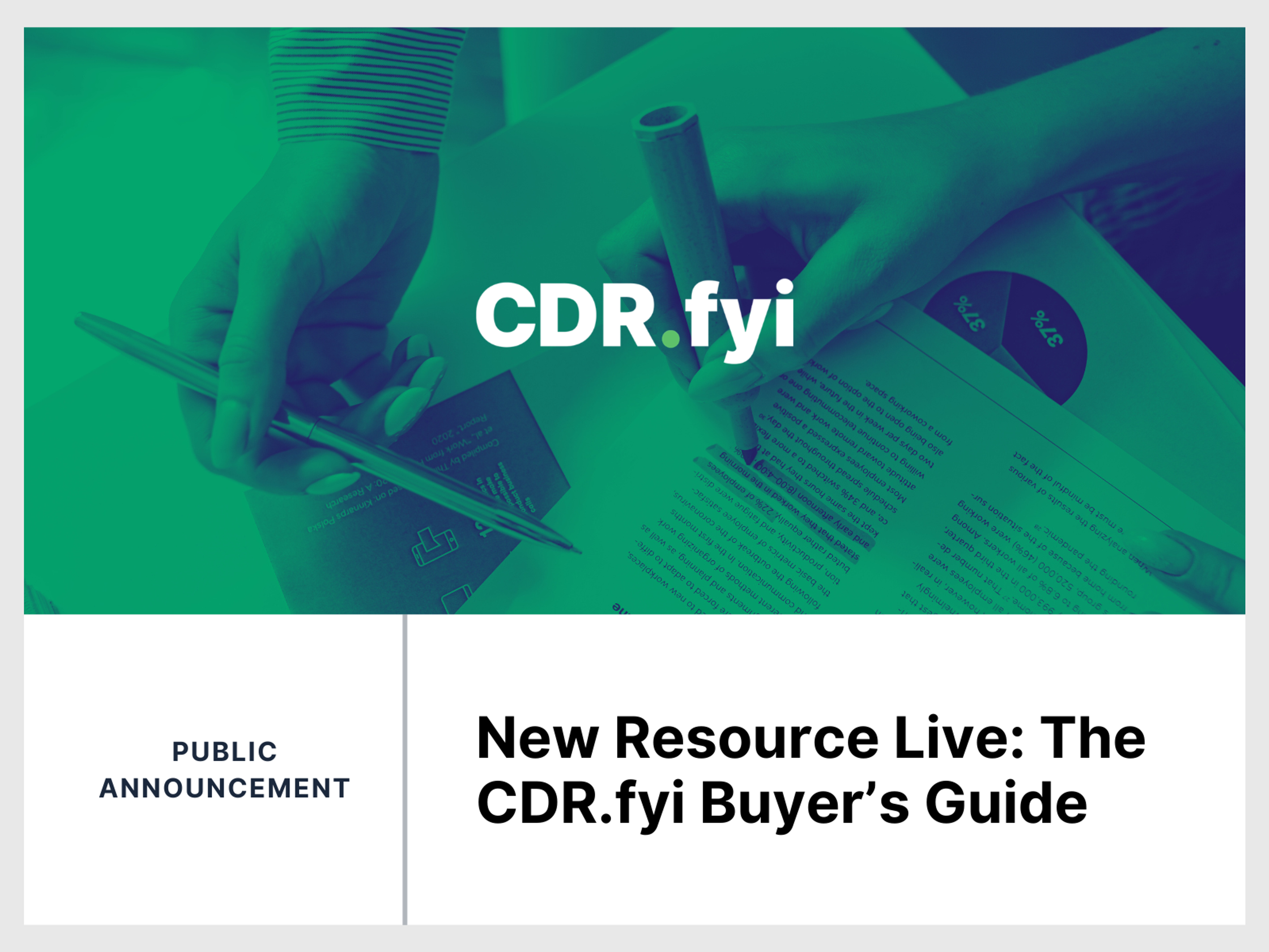 New Resource Live: The CDR.fyi Buyer’s Guide blog post image