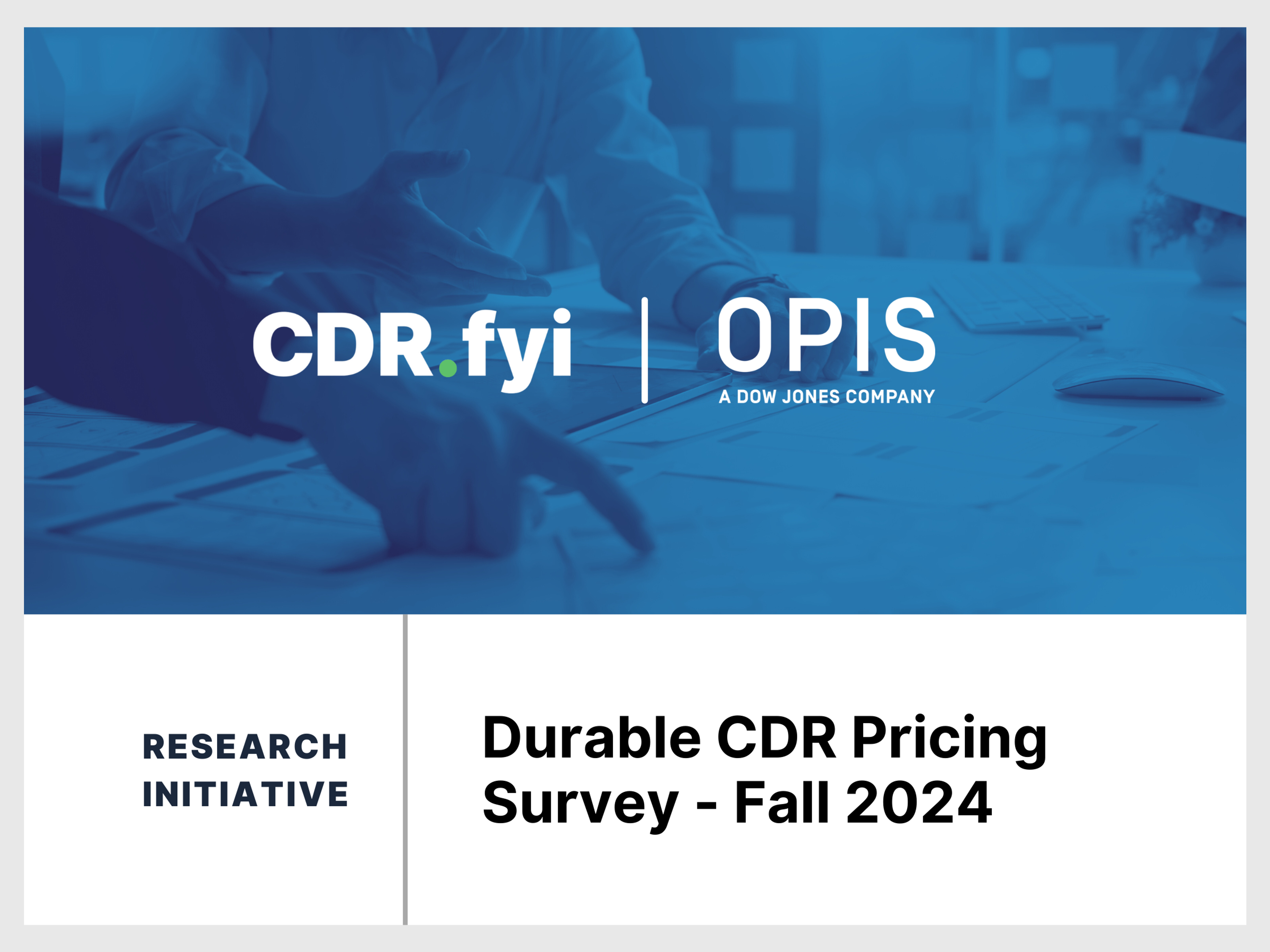 Durable CDR Pricing Survey - Fall 2024 blog post image