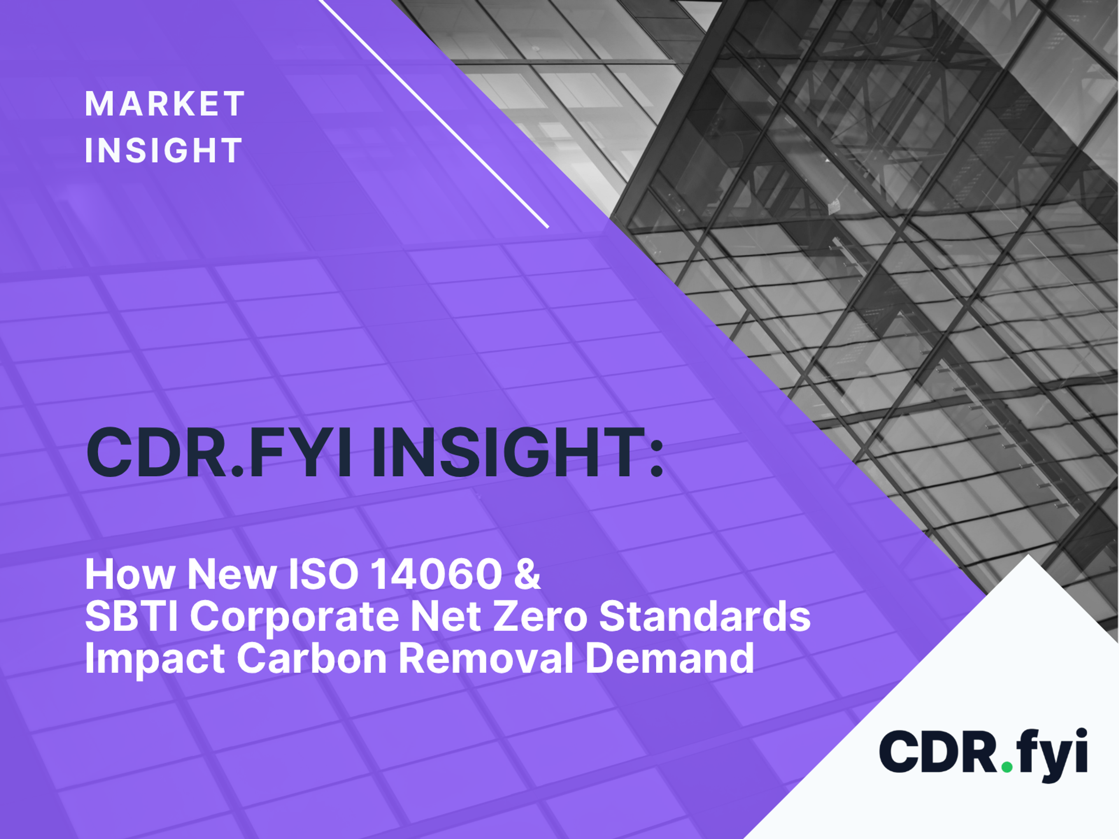 ISO 14060 Draft, SBTi Corporate Net Zero Standard V2, and CDR Demand blog post image