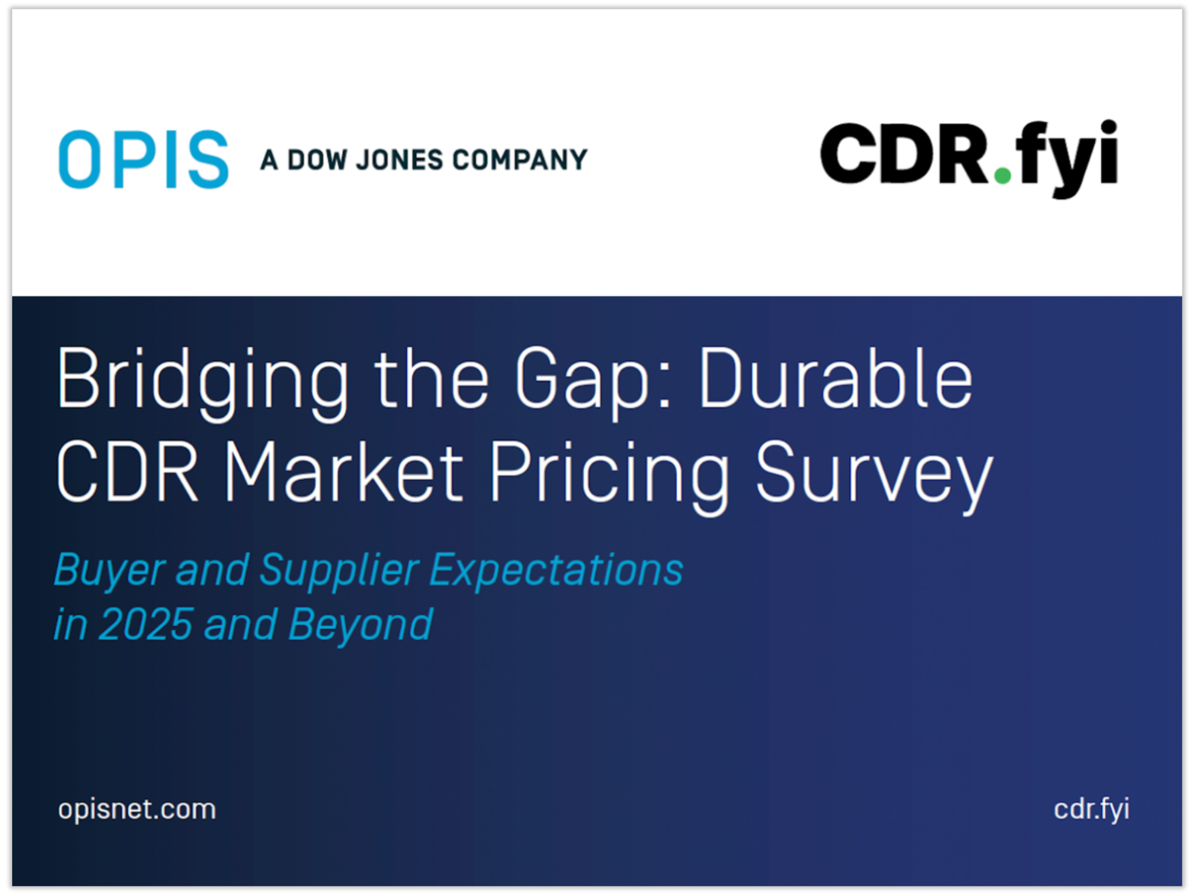 New Survey Shows Pricing Gap in Durable CDR blog post image