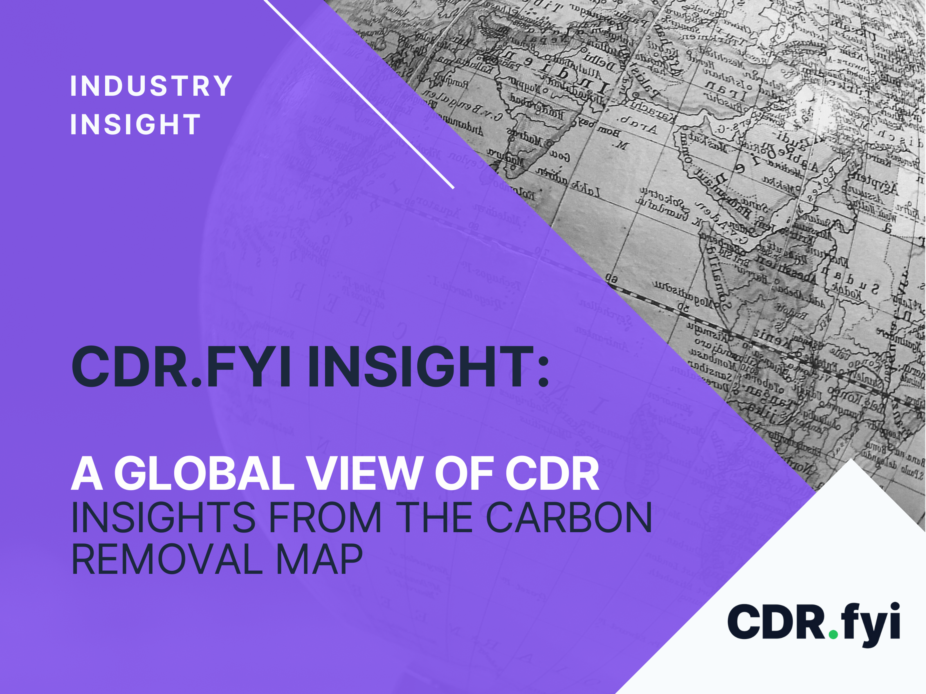 A Global View of CDR - Insights from the Carbon Removal Map blog post image