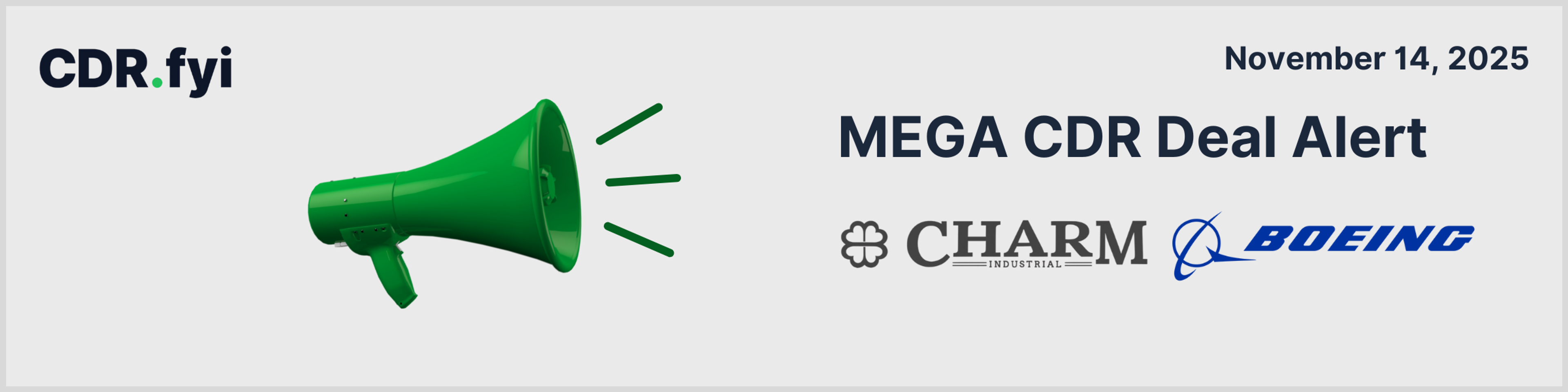 🚨 Mega CDR Deal Alert! 🚨 Charm Industrial <> Boeing blog post image