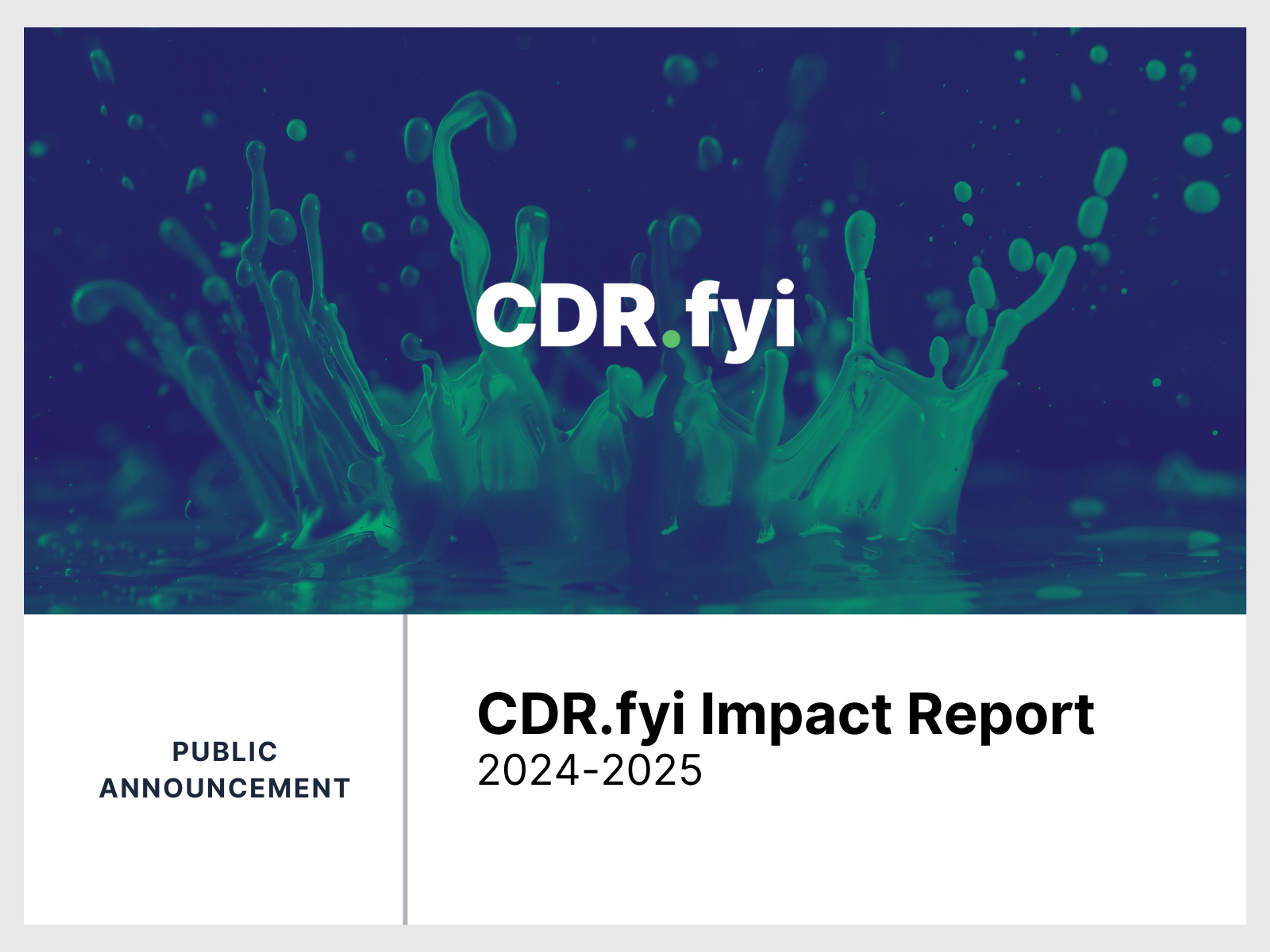 CDR.fyi Impact Report blog post image