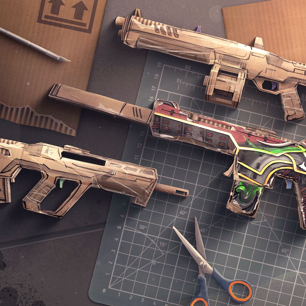 Capacity Studios : Valorant Combat Crafts Skinline Assets