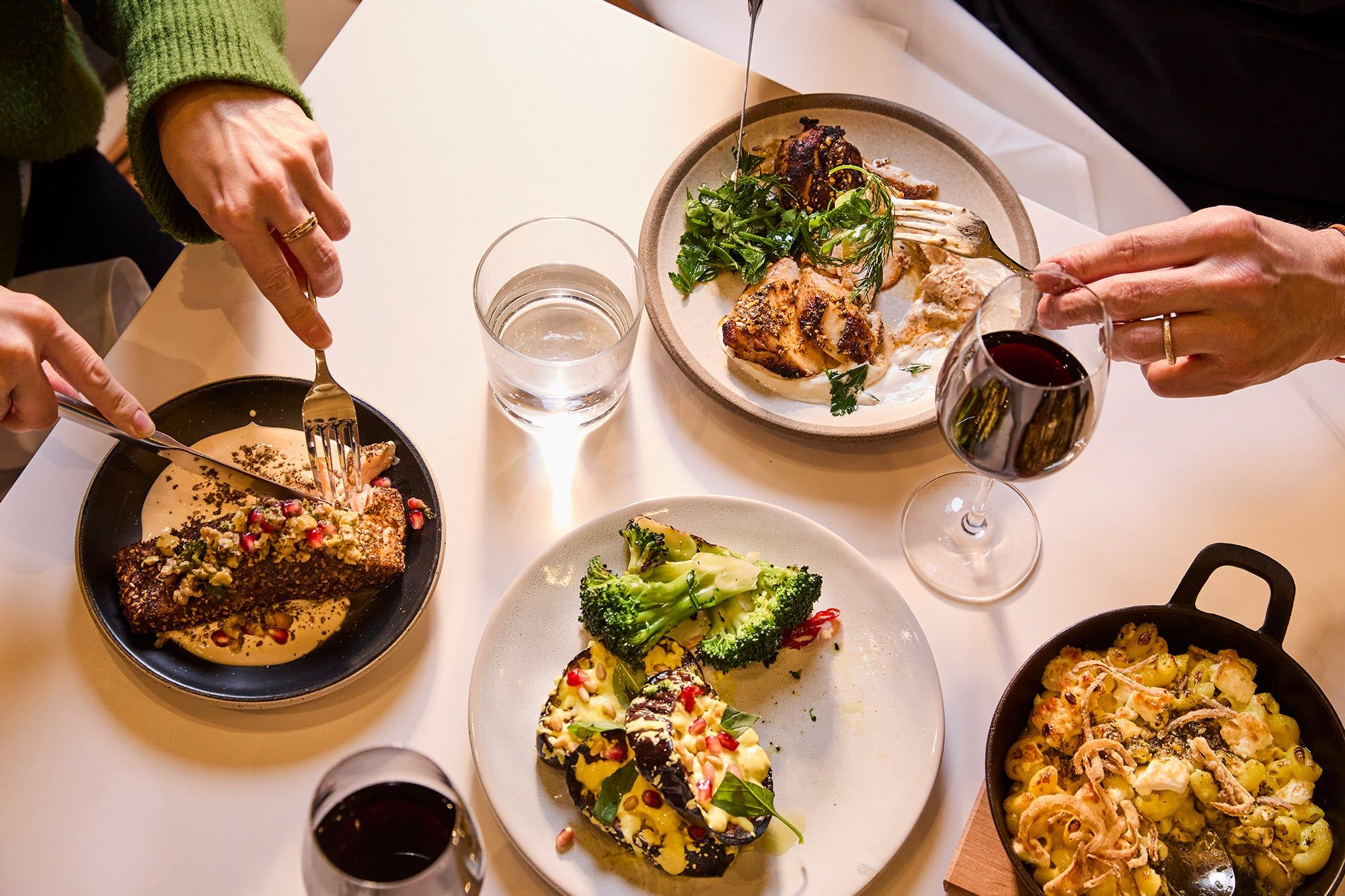 Dining at Ottolenghi in Bicester Village