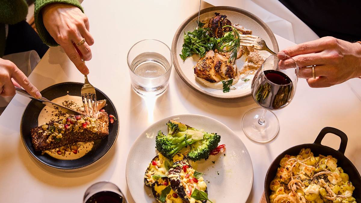 Dining at Ottolenghi in Bicester Village