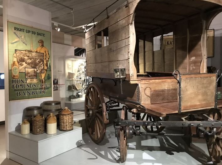 Exhibit in Banbury Museum, Banbury.