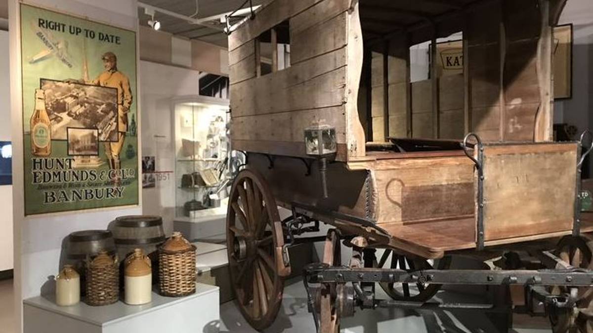 Exhibit in Banbury Museum, Banbury.