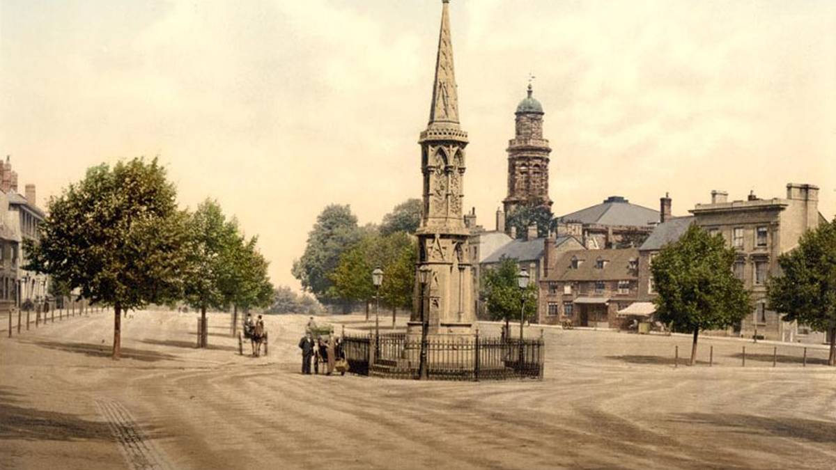Old image of the Banbury Cross