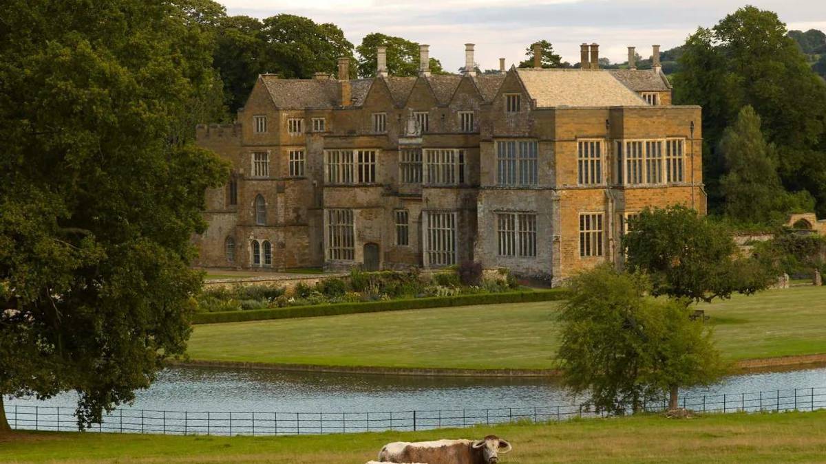The beautiful and world famous Broughton Castle. A popular feature in many TV shows and movies.