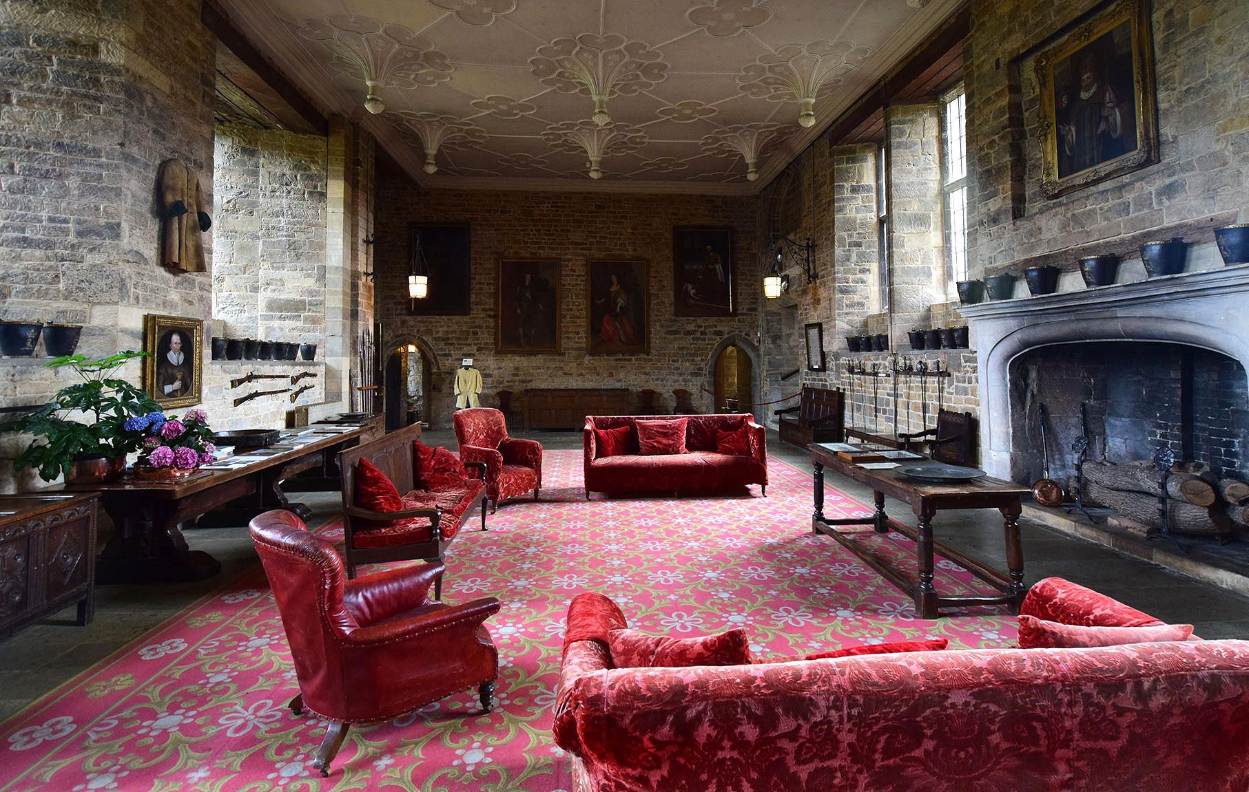 Interior room at Broughton Castle