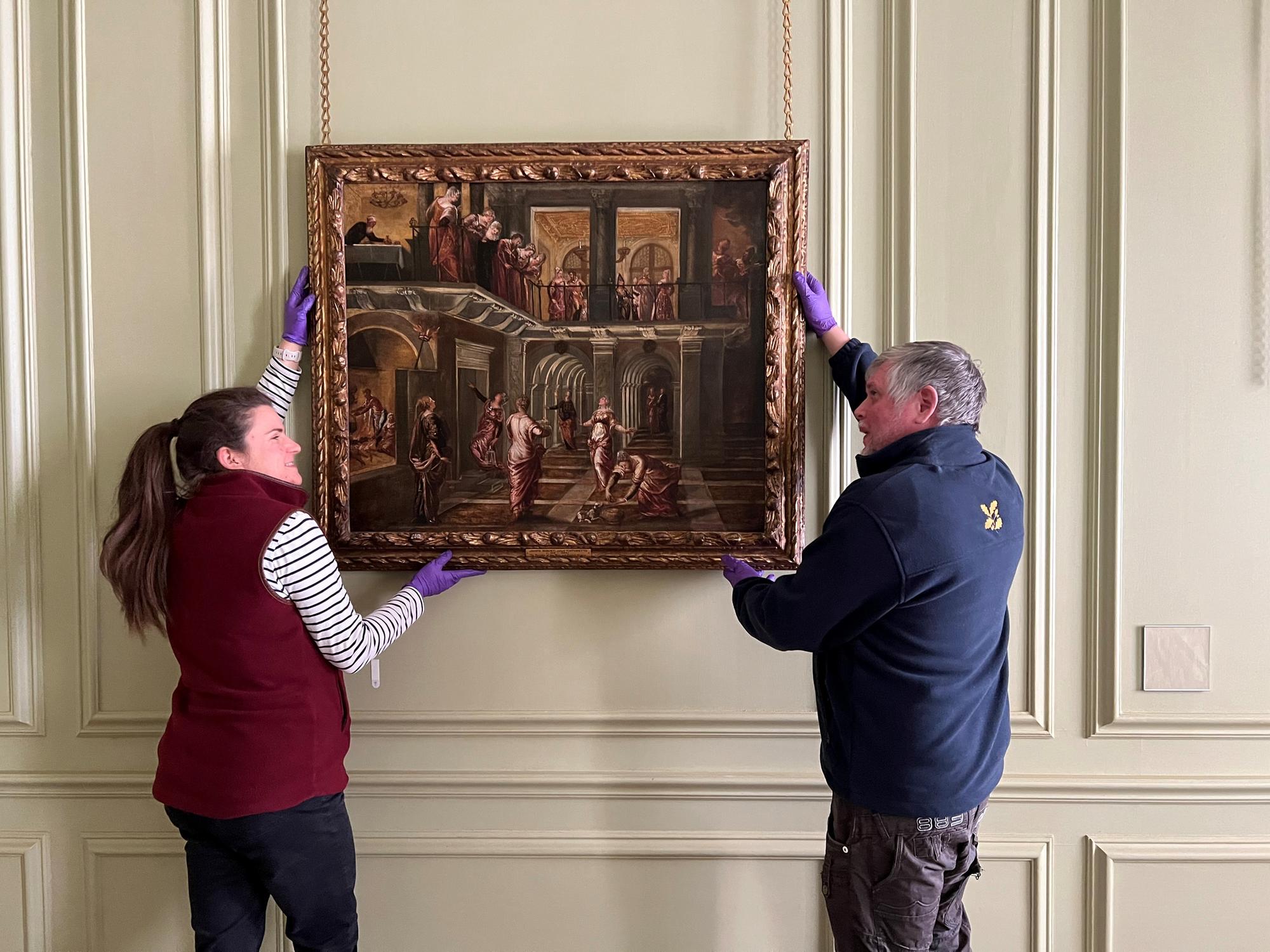 Tintoretto masterpiece getting rehung at Upton House, near Banbury