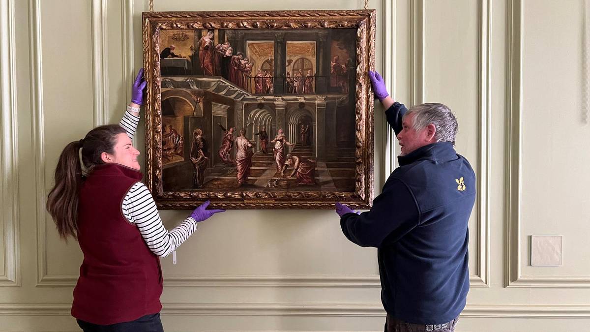 Tintoretto masterpiece getting rehung at Upton House, near Banbury