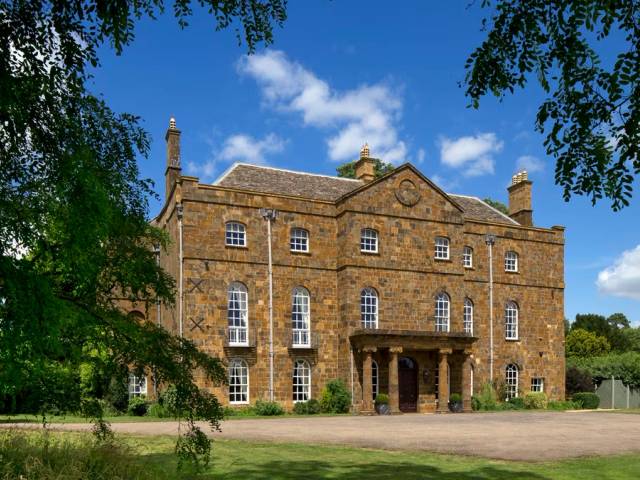Front facade of Adderbury House