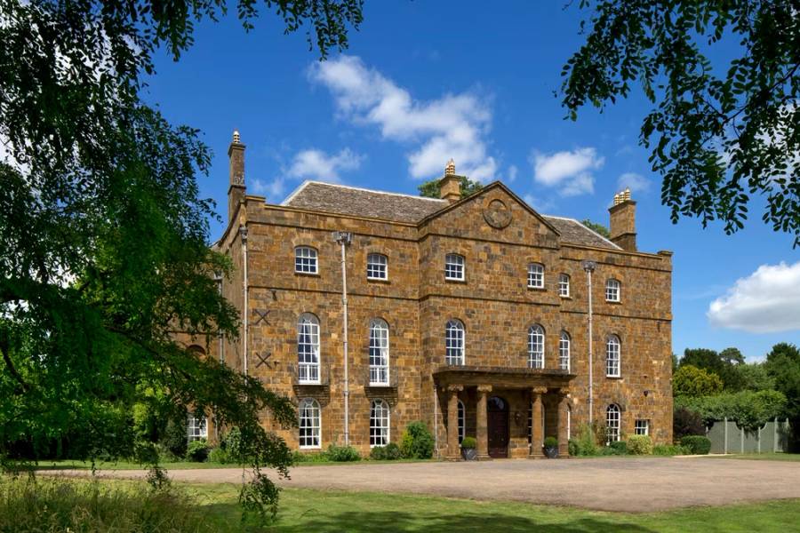 Front facade of Adderbury House
