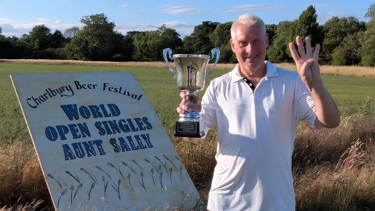 Roger Goodall, 4 Time Aunt Sally champion