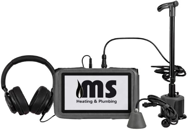 Leak detection equipment with headphones