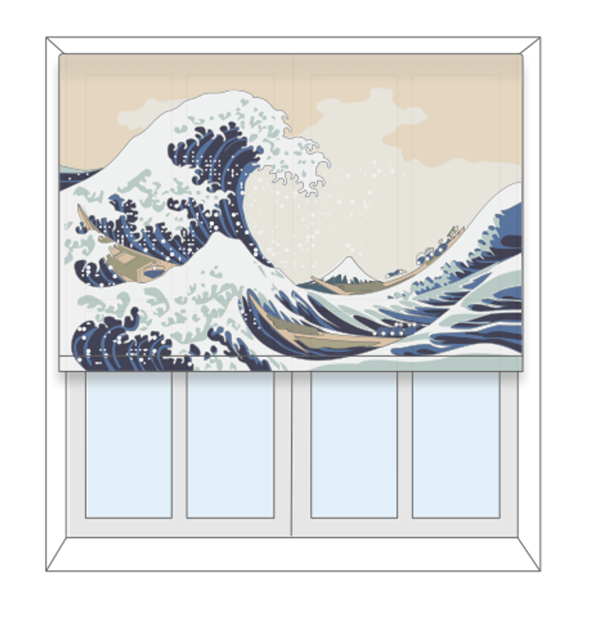 Backlit Window Art Shade – Glowing Custom Print