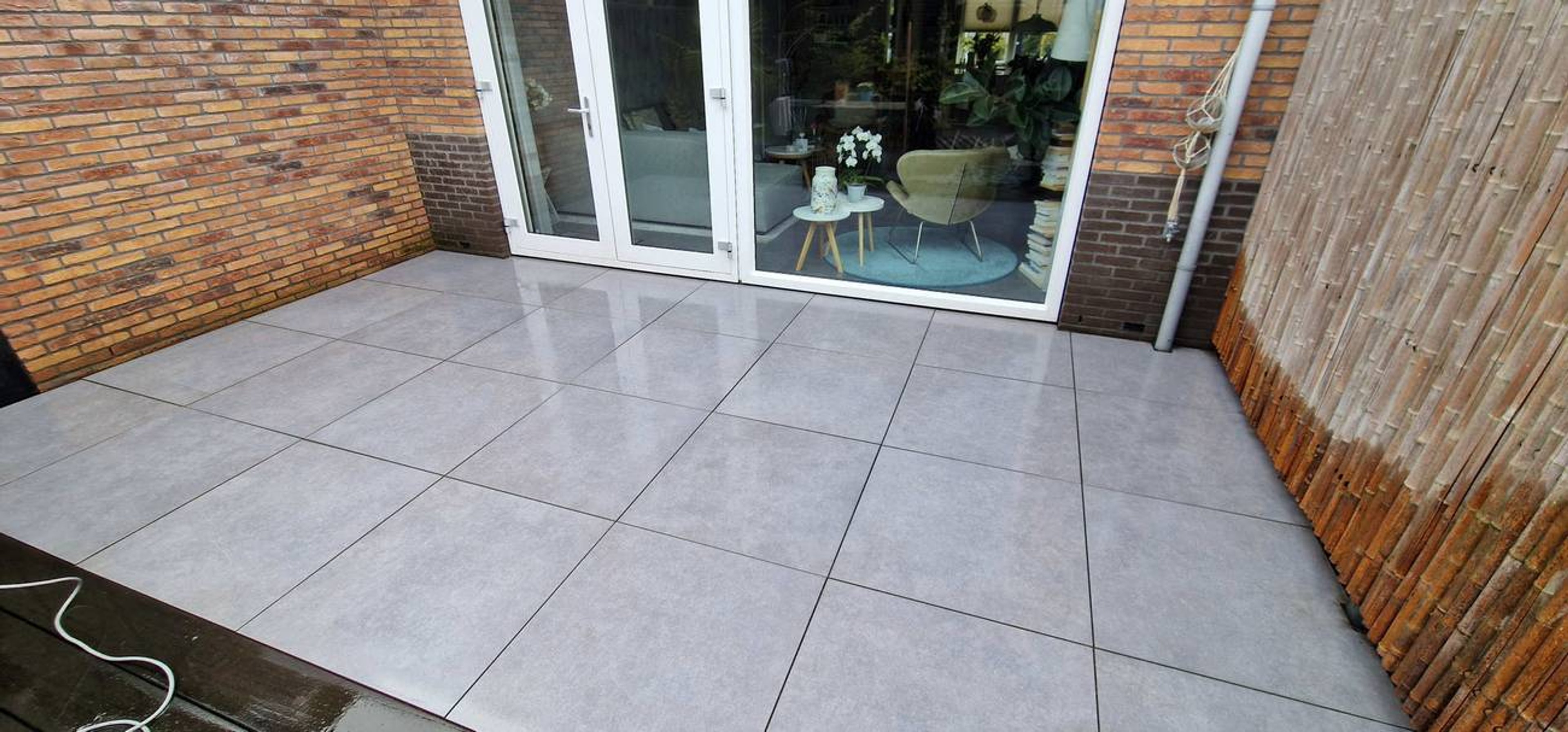 Uw terras weer stralend schoon