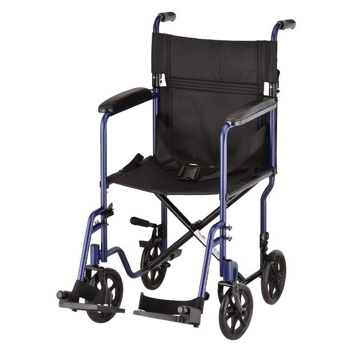 Steel Transport Chair 19 with Swing Away Footrests Item 319B