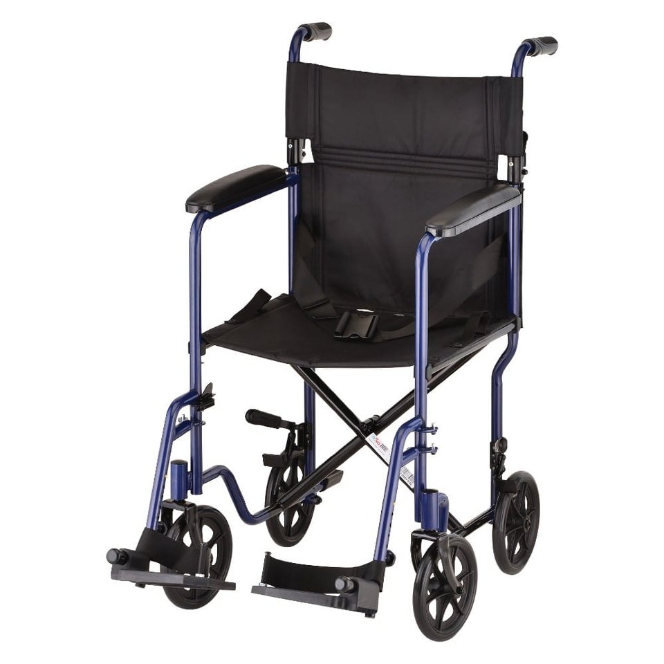 Steel Transport Chair 19 with Swing Away Footrests Item 319B