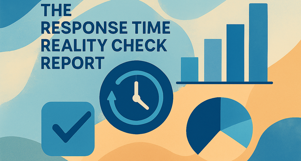 Win more deals with "The Response Time Reality Check Report"