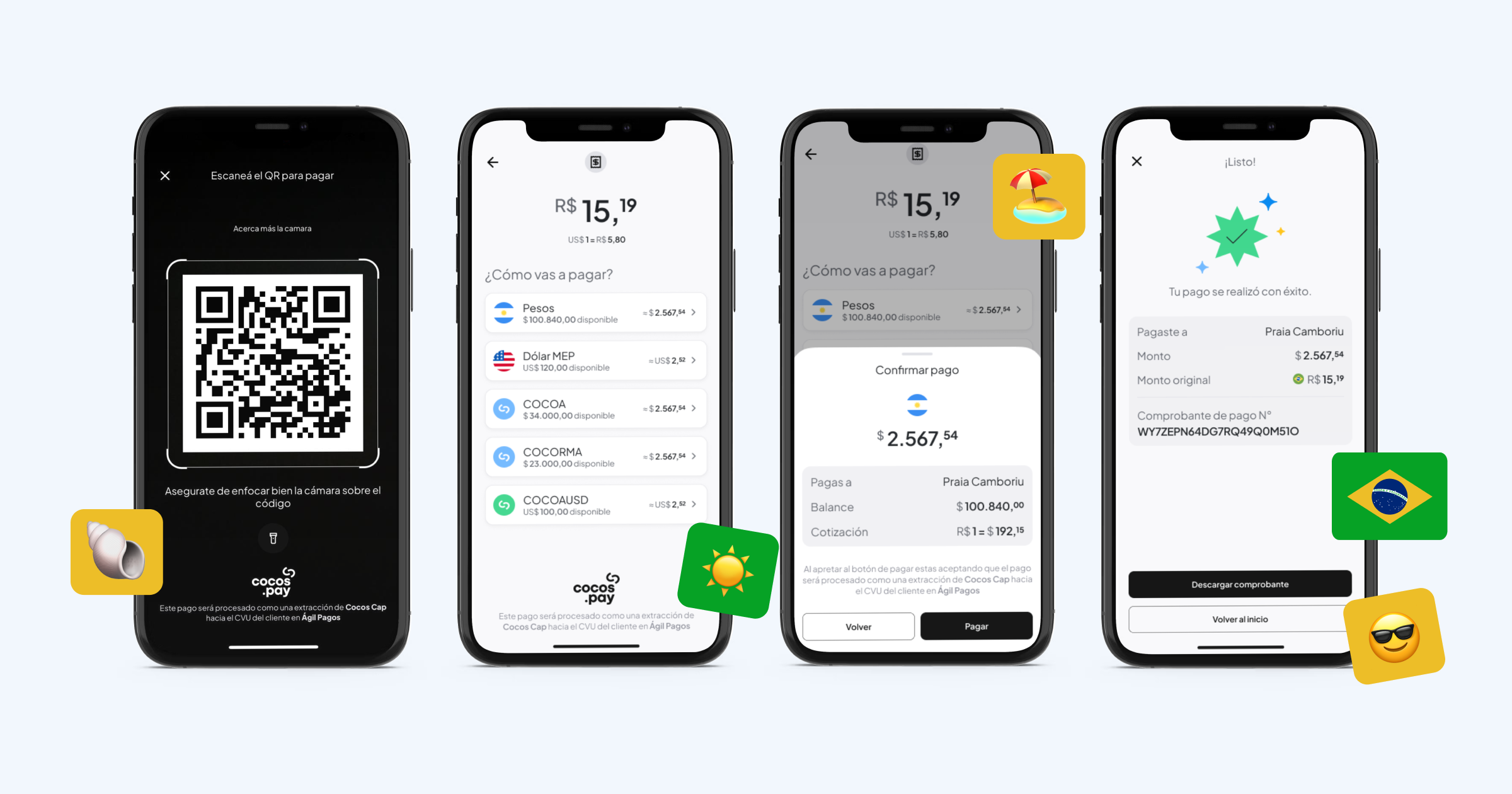 Pagá en Brasil con Pix usando tus pesos argentinos | Cocos