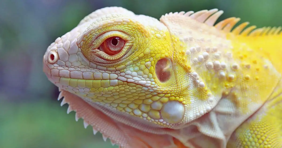 yellow iguana