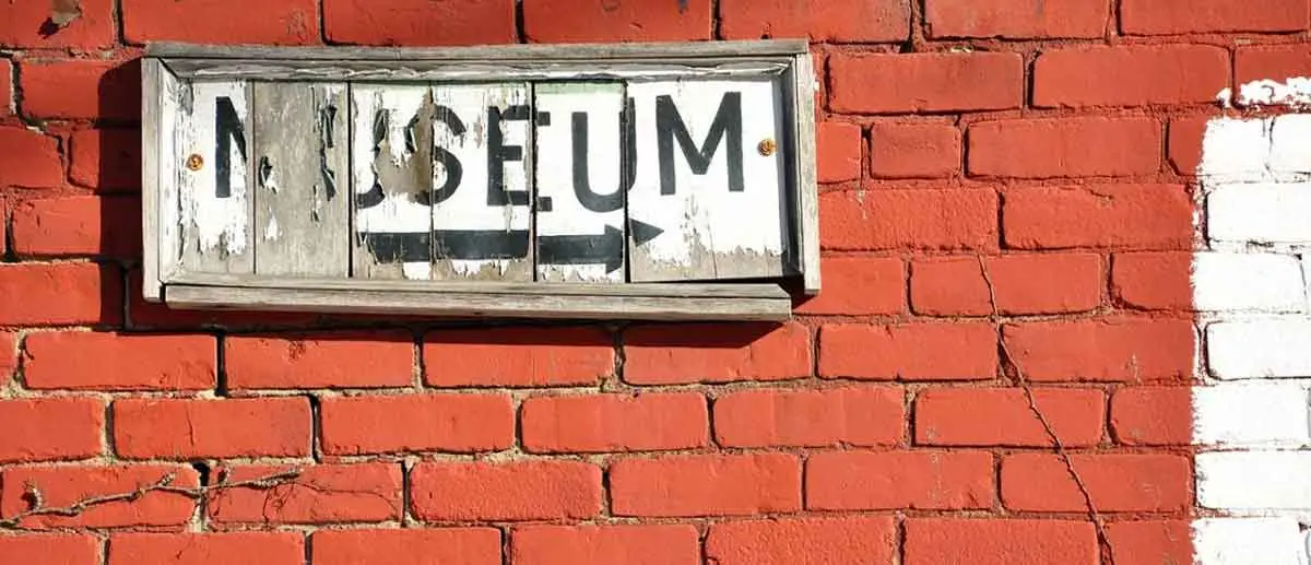 generic museum sign