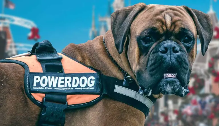 can you bring your dog to disney theme park