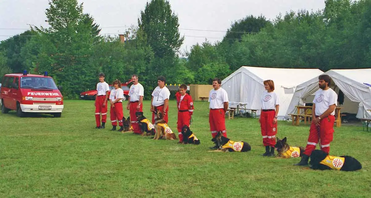 search and rescue dog training austria