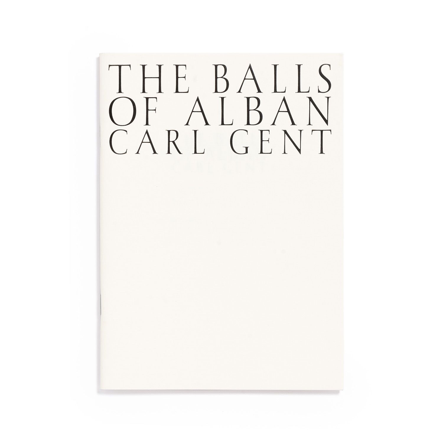 a photo of The Balls of Alban book