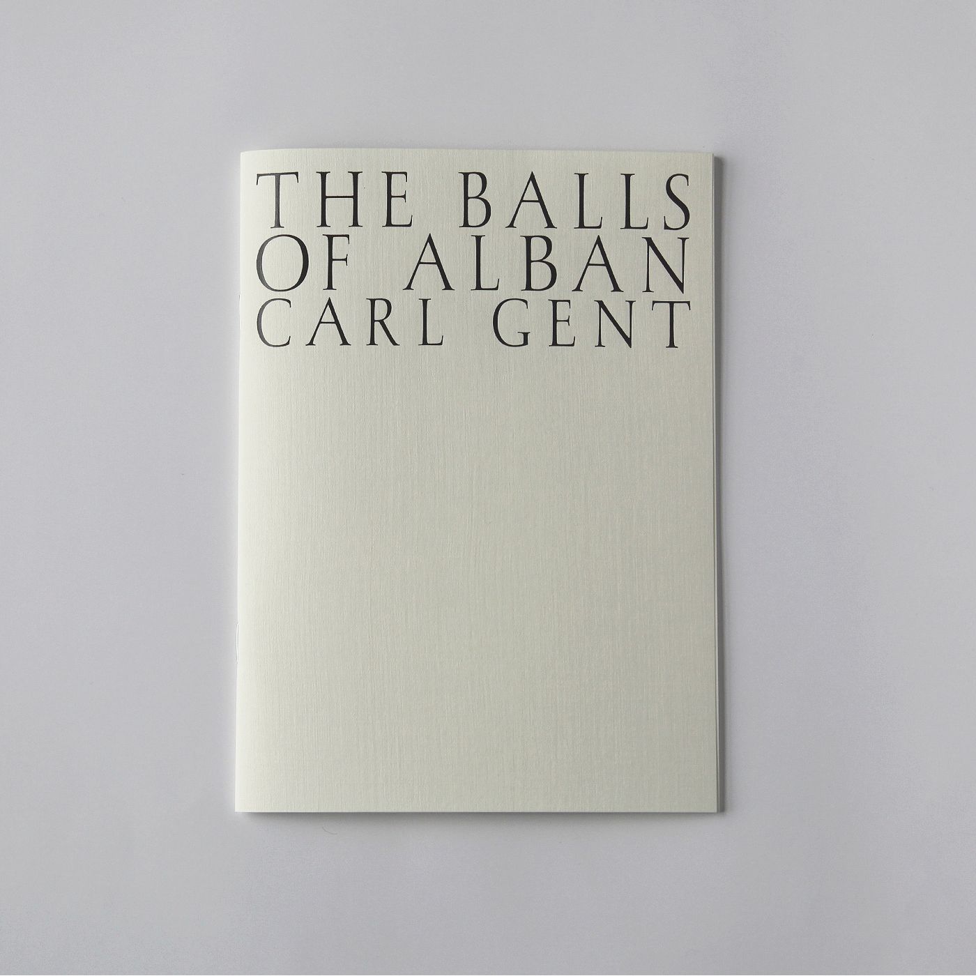 a photo of The Balls of Alban book