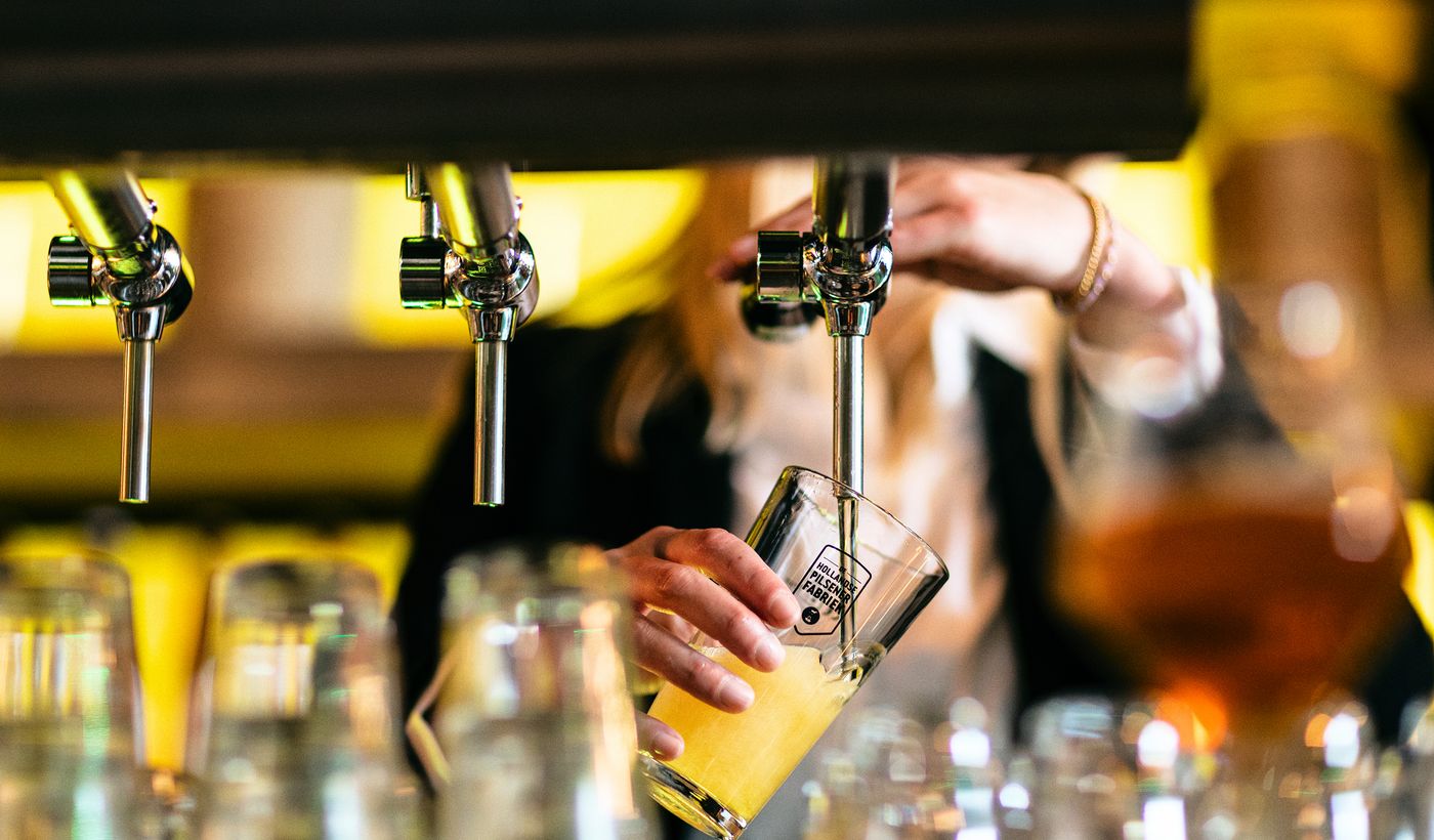Tapbier van De Hollandse pilsener fabriek