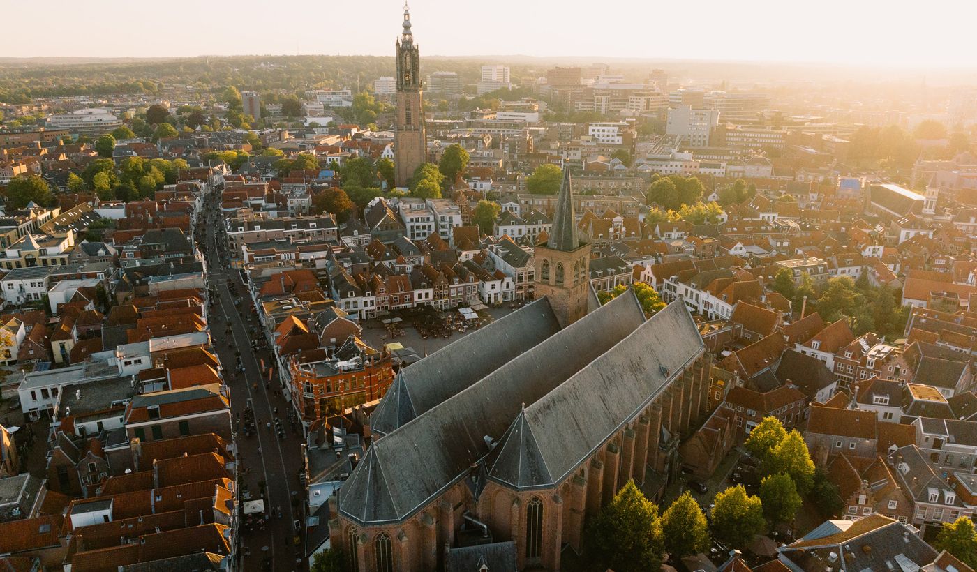 De toren van de Sint-Joriskerk in Amersfoort