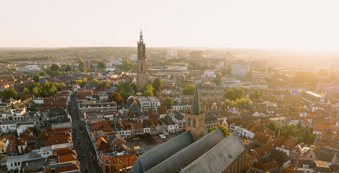 De toren van de Sint-Joriskerk in Amersfoort