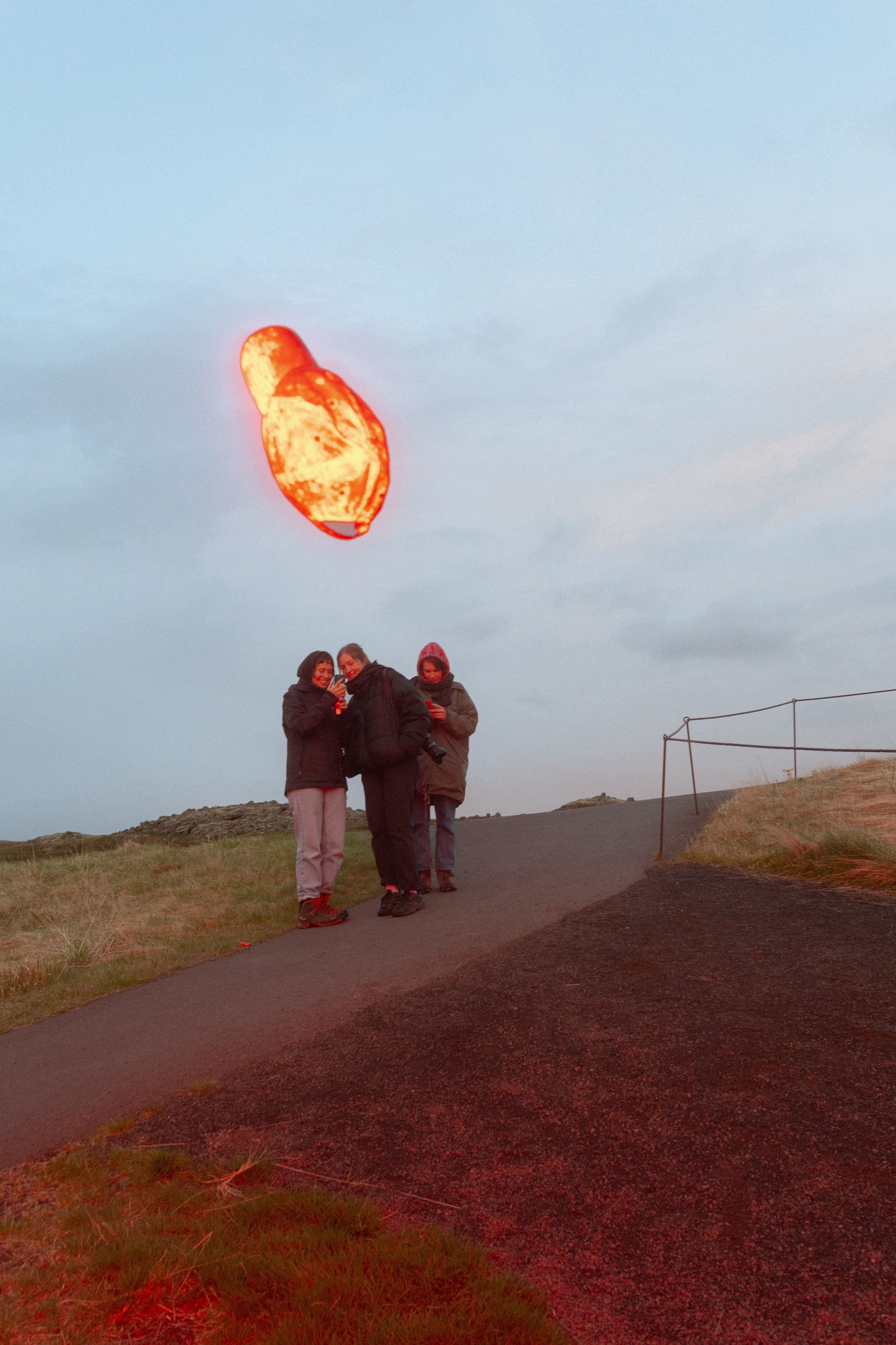 flying cap iceland travellers