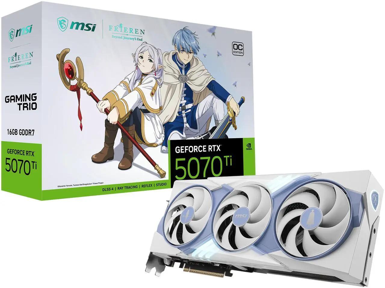 MSI FRIEREN EDITION GeForce RTX 5070 Ti 16GB GDDR7