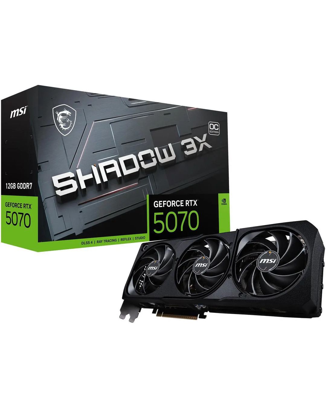 MSI SHADOW GeForce RTX 5070 12GB GDDR7